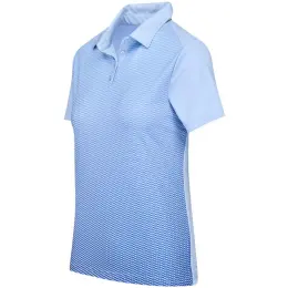 Ladies Masters Golf Shirt Light Blue Side